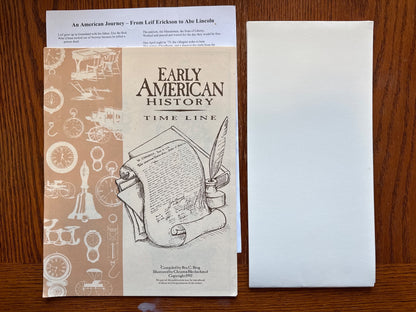 Early American History Time Line - Beautiful Feet Books 1992