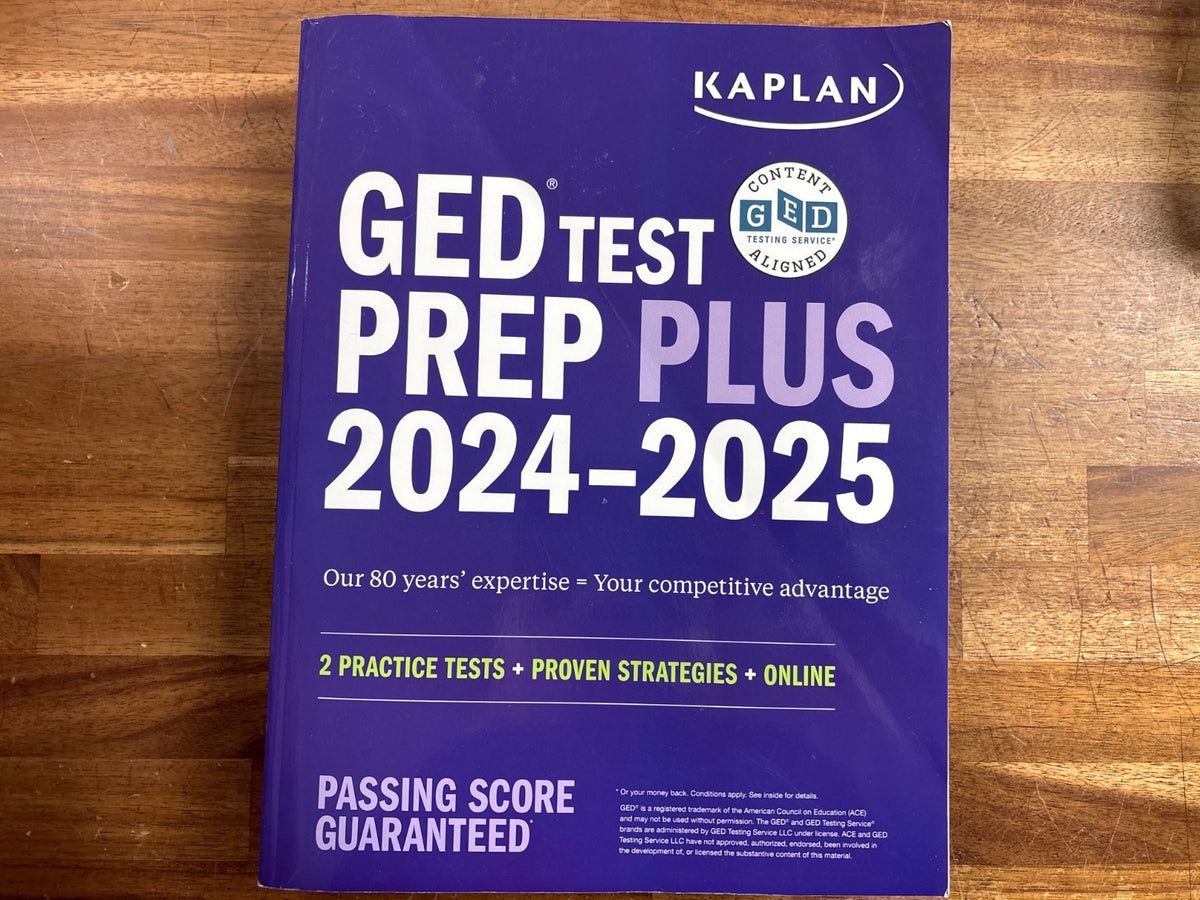 Kaplan GED Test Prep Plus 2024-2025 with Practice Tests