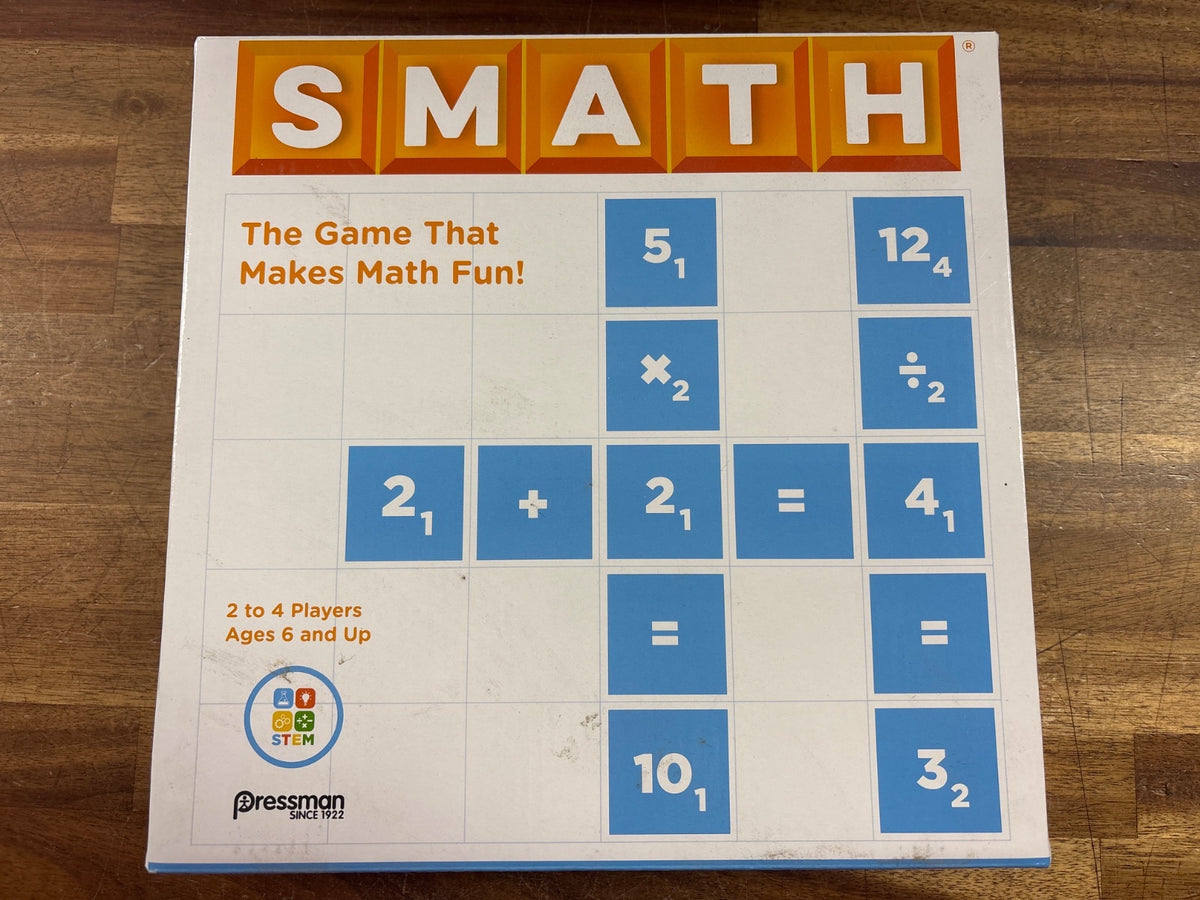 Smath Board Game - the Game That Makes Math Fun by Pressman — front cover