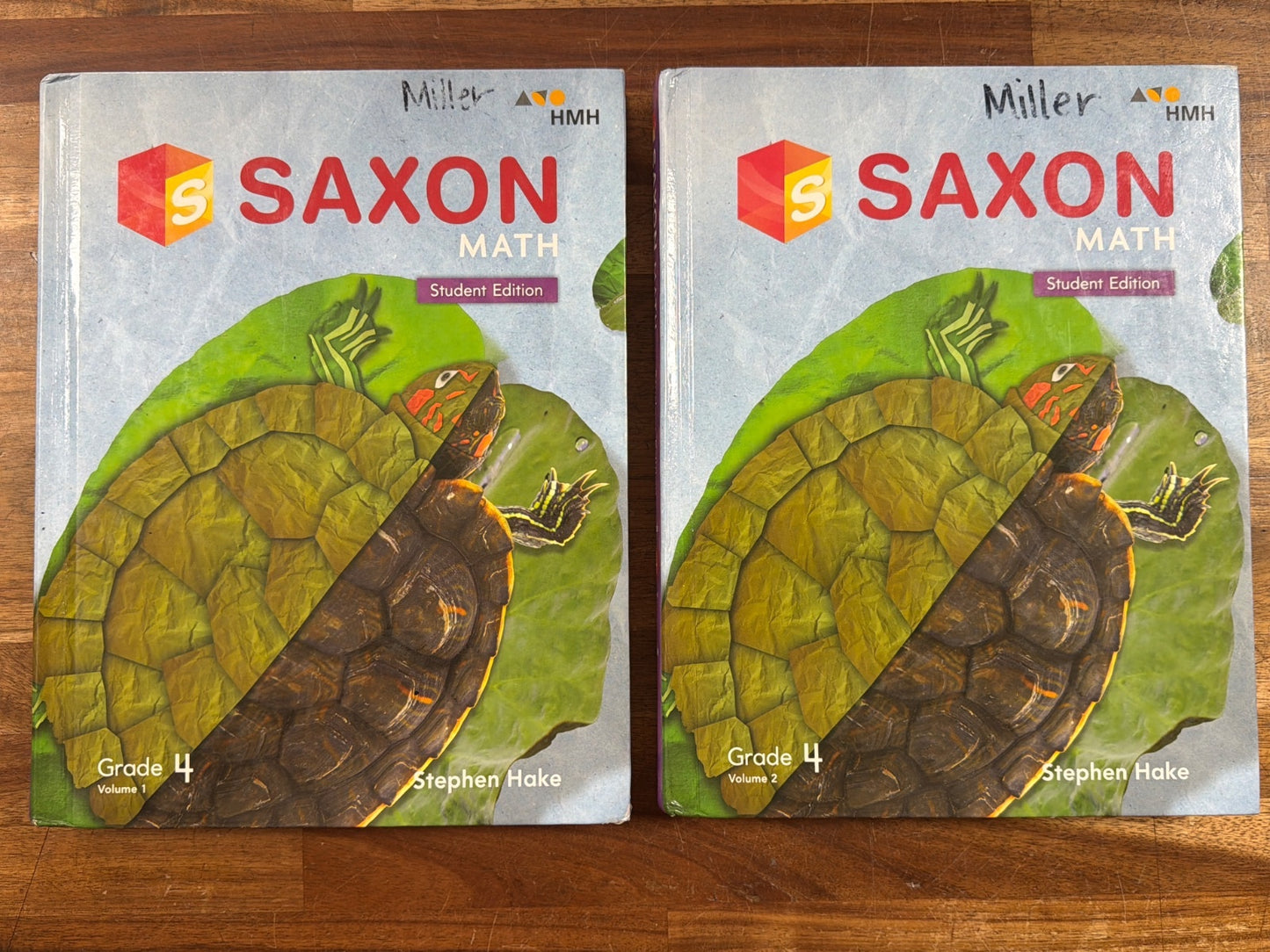 Saxon Math Grade 4 Student Edition Volumes 1 & 2 Set