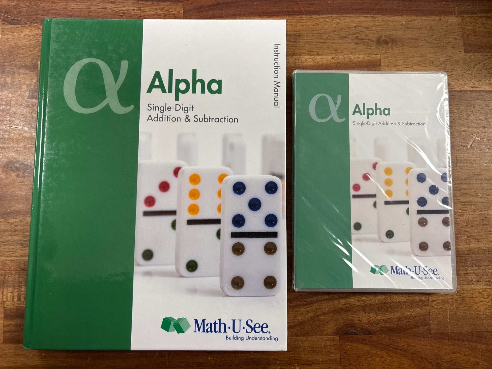 Math-U-See Alpha Instruction Manual & DVD Set — front cover