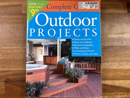 Sunset Complete Guide to Outdoor Projects Paperback Book