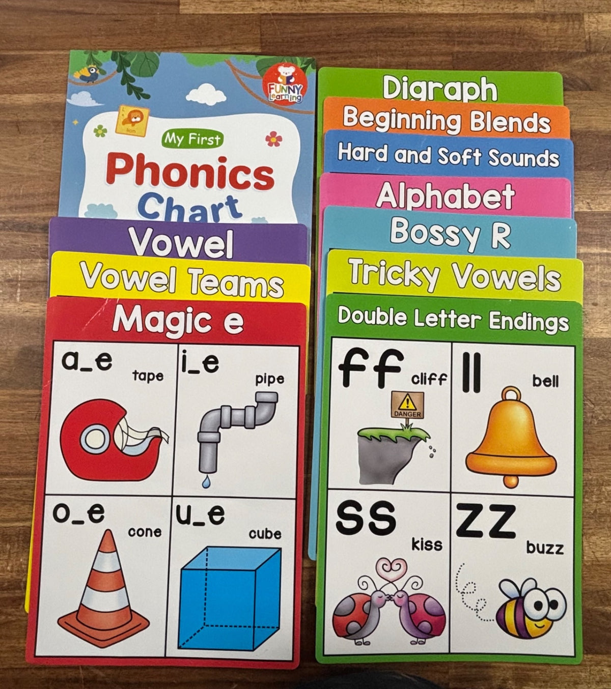 My First Phonics Charts- Book of Charts & 11 Extra Charts