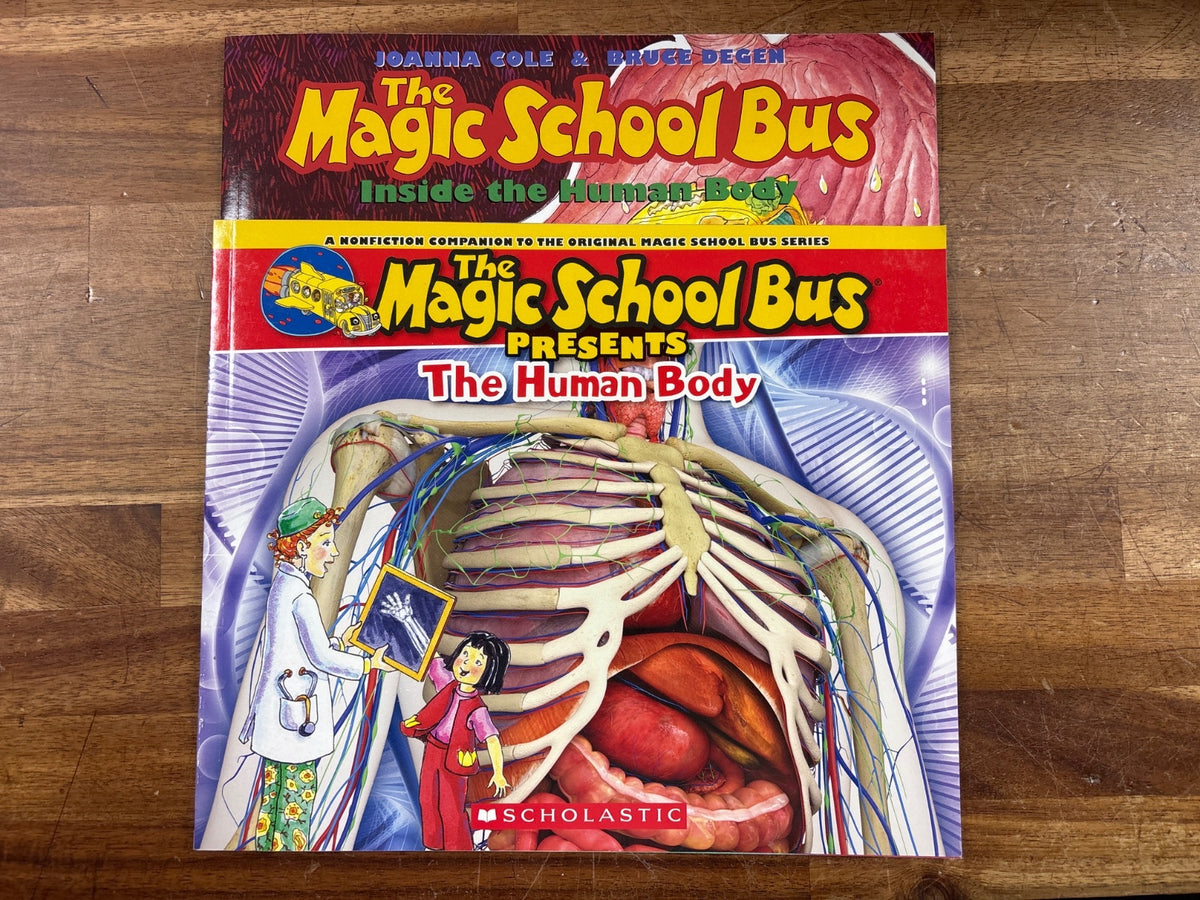 Magic School Bus Human Body Books Set - Cole & Degen — front cover