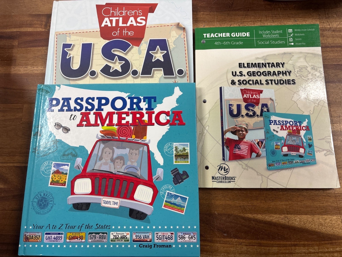 MasterBooks Elementary U.S. Geography & Social Studies Set — front cover