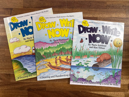 Draw Write Now Books 2, 3 & 6 Homeschool Drawing Set
