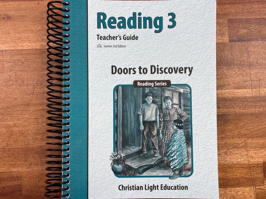 CLE Reading 3 Teacher's Guide Doors to Discovery Sunrise 2nd Ed