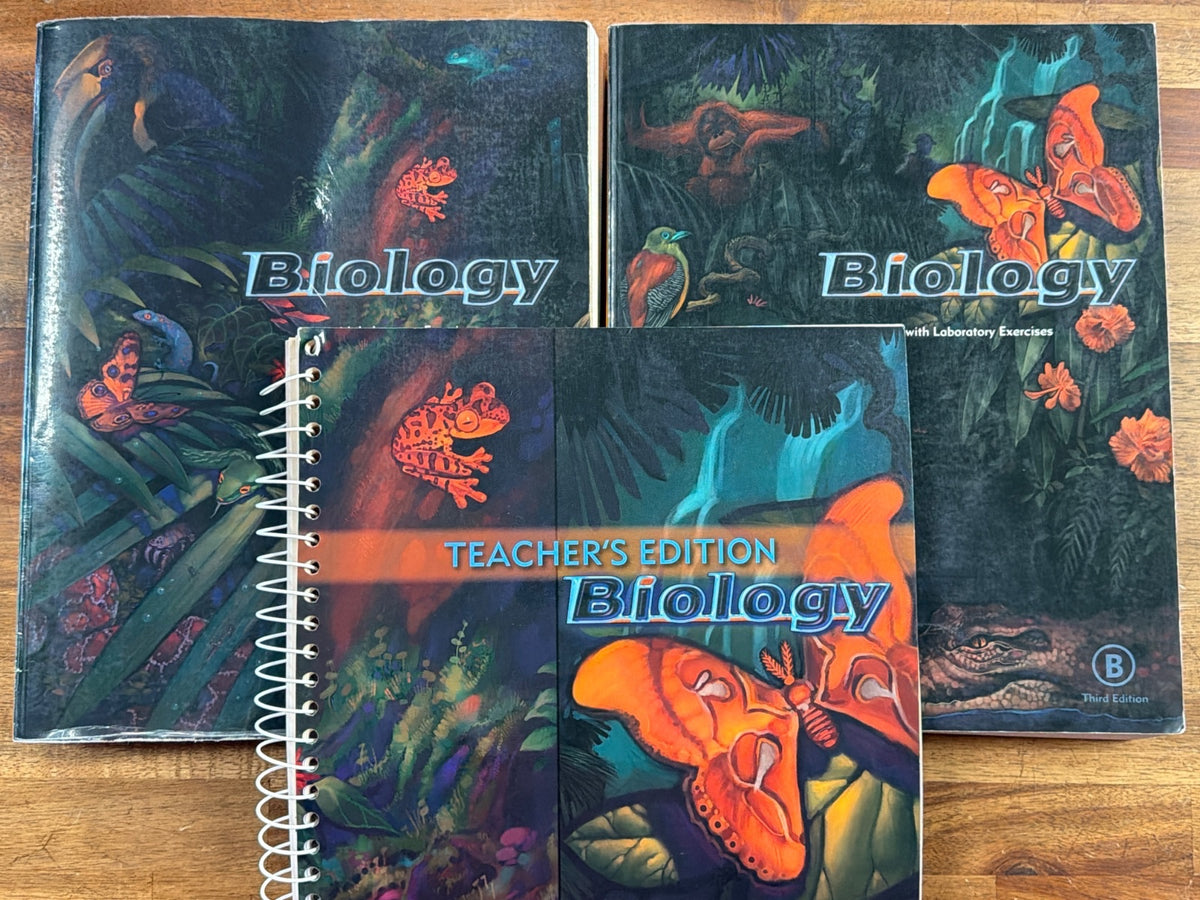 BJU Press Biology 3rd Edition Student & Teacher Set