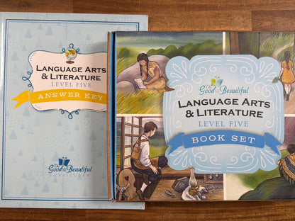 Good and Beautiful Language Arts Level 5 Answer Key & Book Set