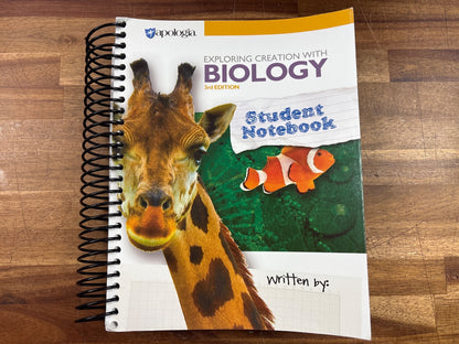 Apologia Exploring Creation with Biology 3rd Ed Student Notebook