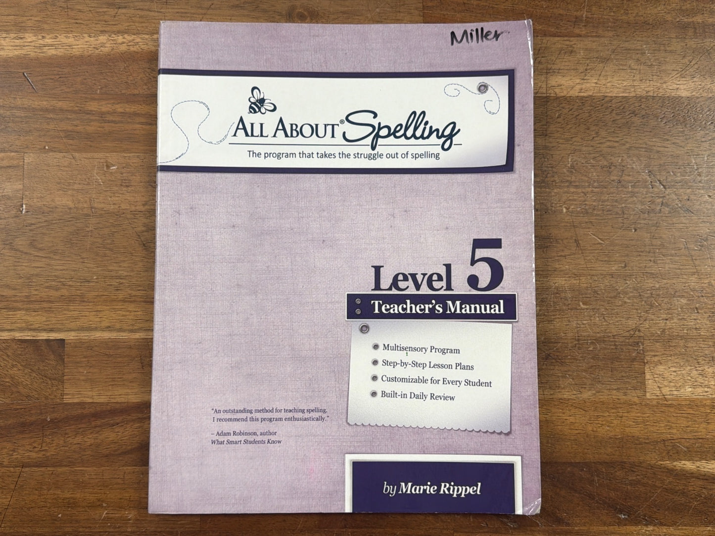 All About Spelling Level 5 Teacher's Manual Marie Rippel