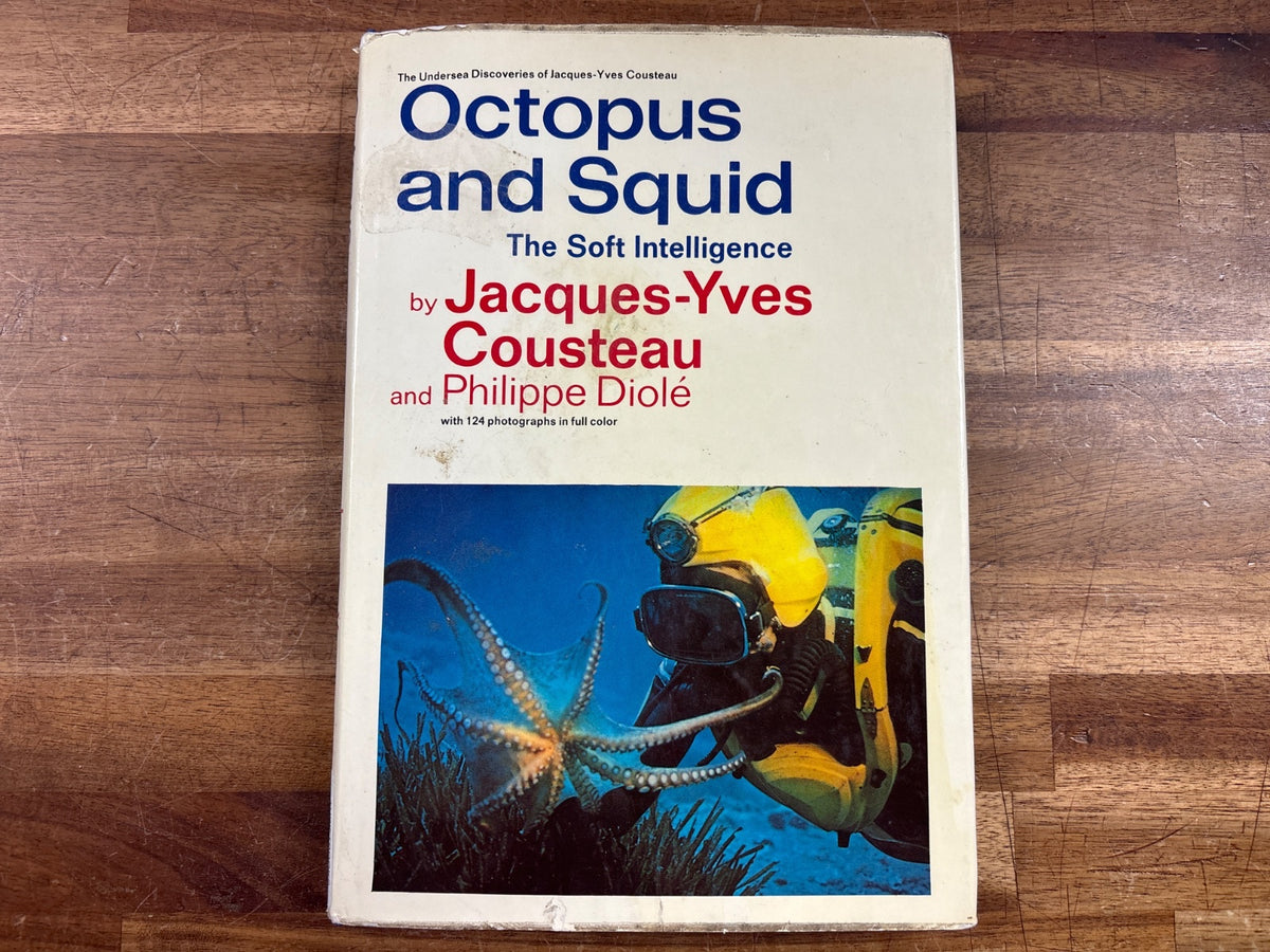 Octopus and Squid: the Soft Intelligence by Cousteau — front cover