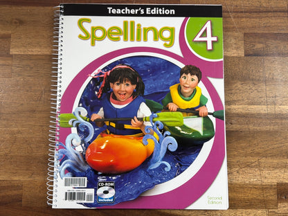 BJU Press Spelling 4 Teacher's Edition 2nd Edition W/CD
