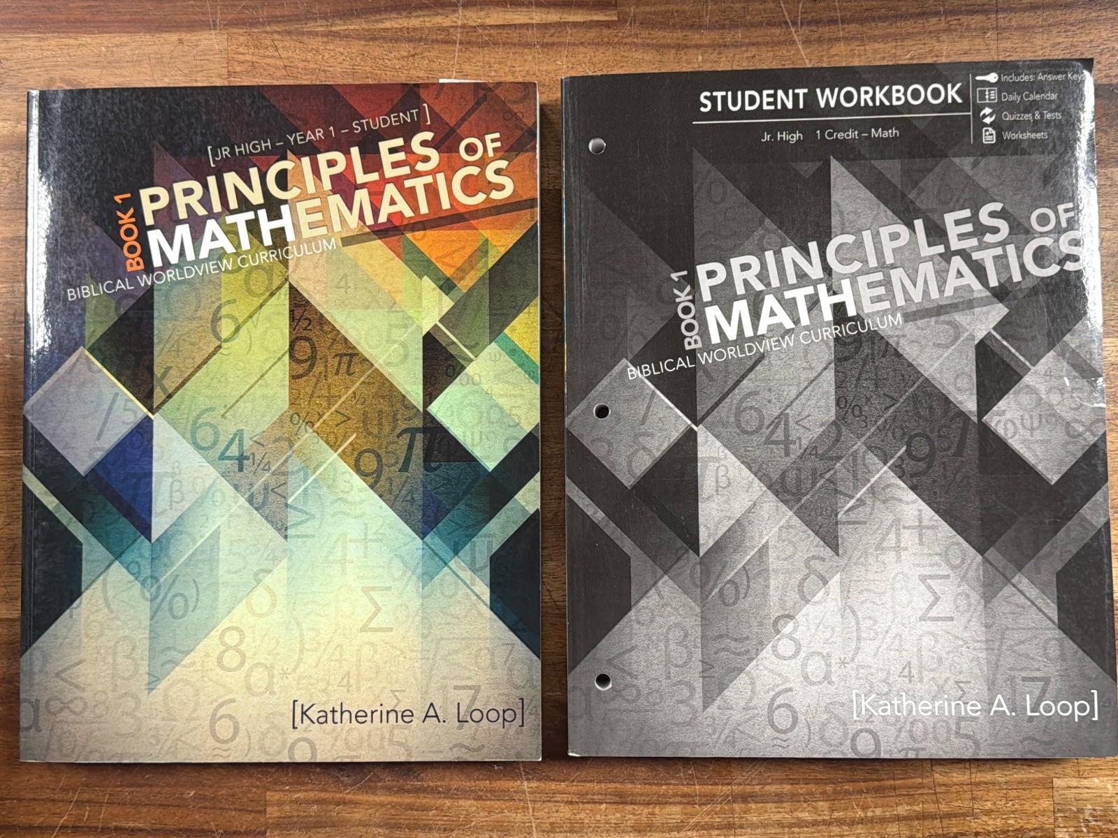 Principles of Mathematics Book 1 Student Text & Workbook Set