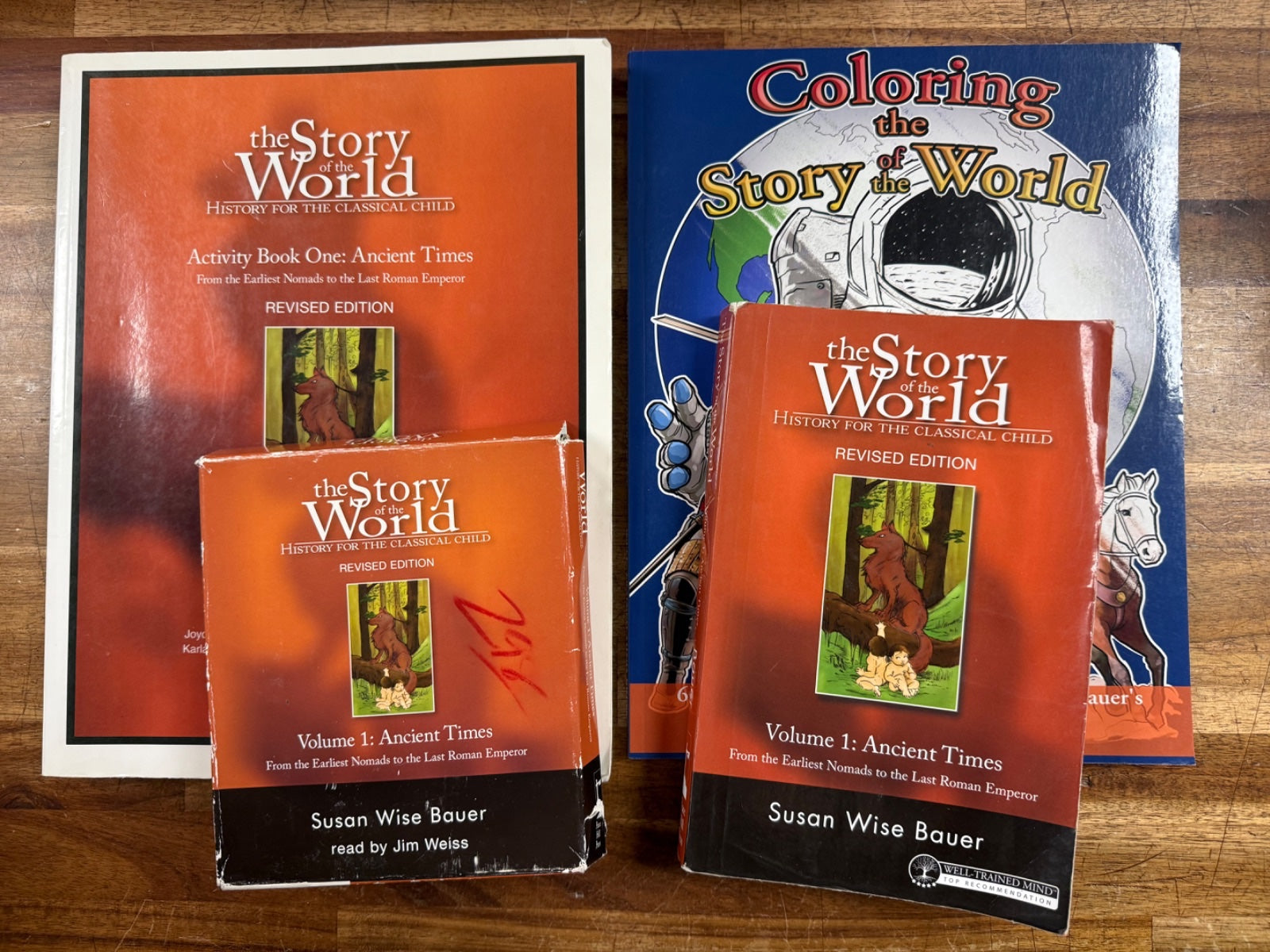 Story of the World Vol 1 Bundle: Book, CD, Activity, Coloring