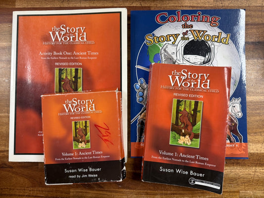 Story of the World Vol 1 Bundle: Book, CD, Activity, Coloring