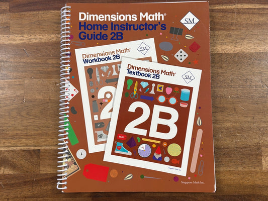 Dimensions Math Home Instructor's Guide 2B Singapore Math