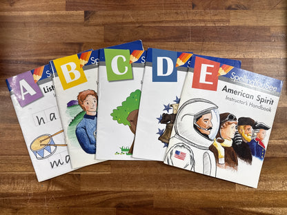 Spelling You See Instructor's Handbooks a-E Complete Set