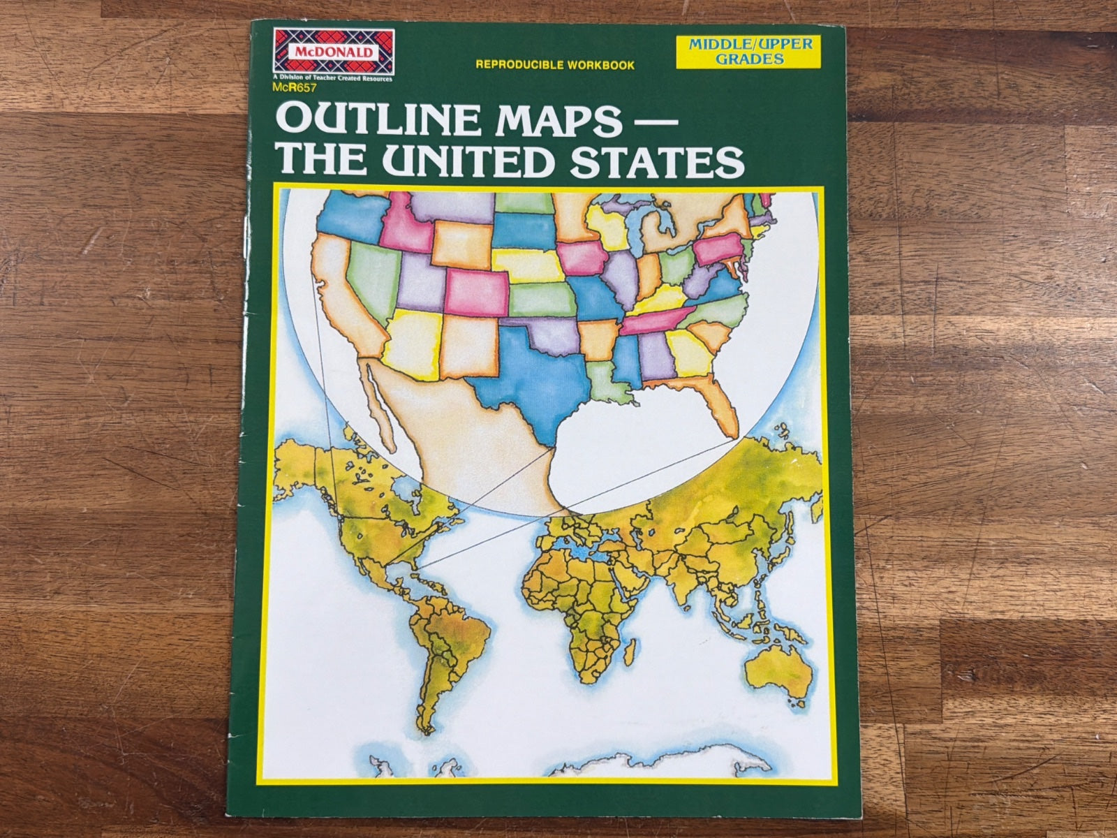 McDonald Outline Maps United States Reproducible Workbook