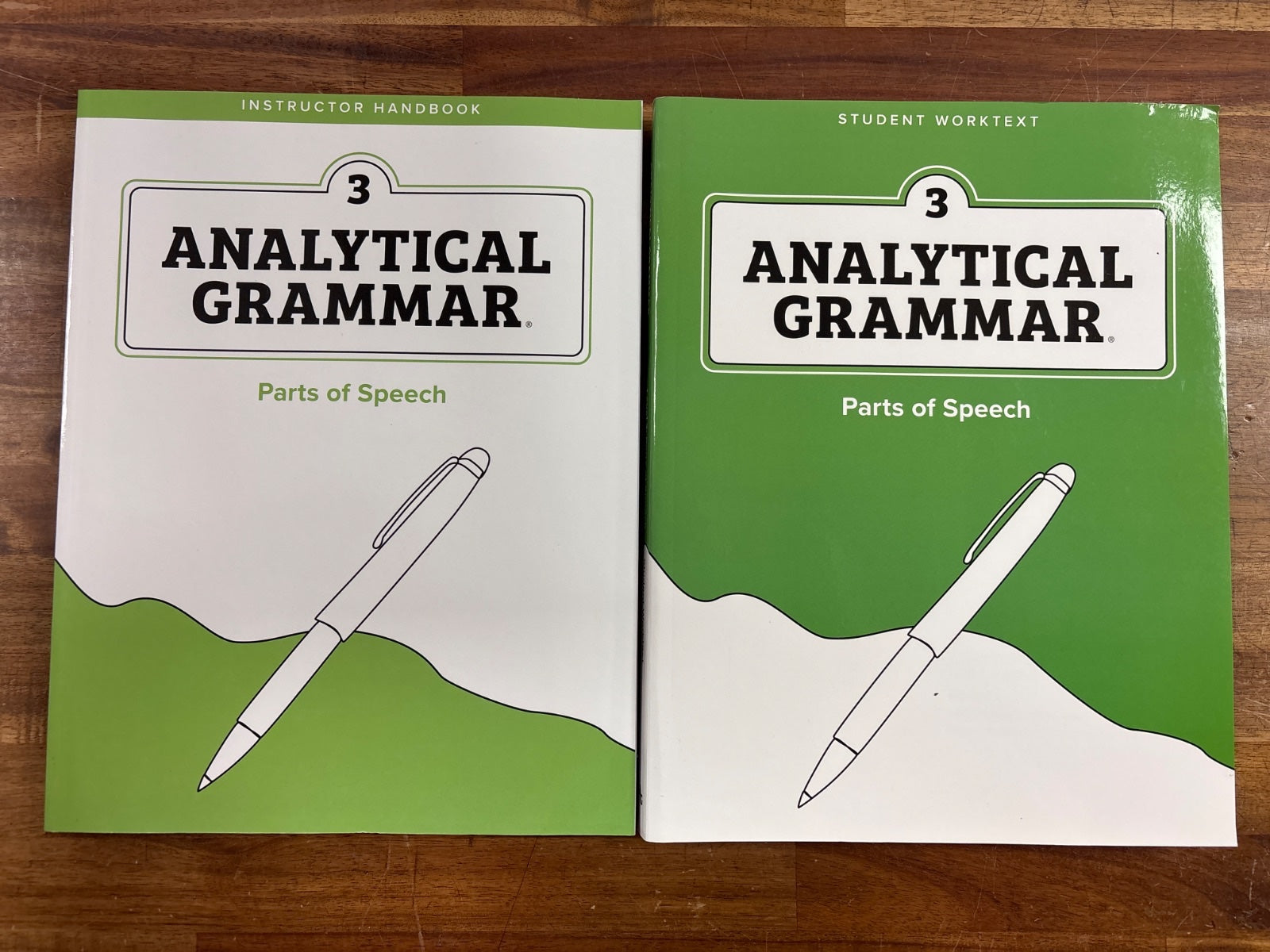 Analytical Grammar 3 Parts of Speech Set - Handbook & Worktext — front cover