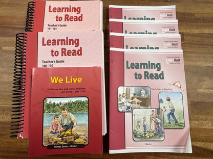 Christian Light Learning to Read Sunrise 2nd Ed Reading Set — front cover
