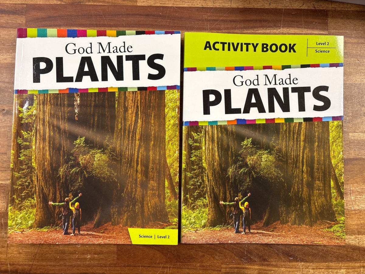 Generations God Made Plants Science Level 2 Set W/ Activity Book — front cover
