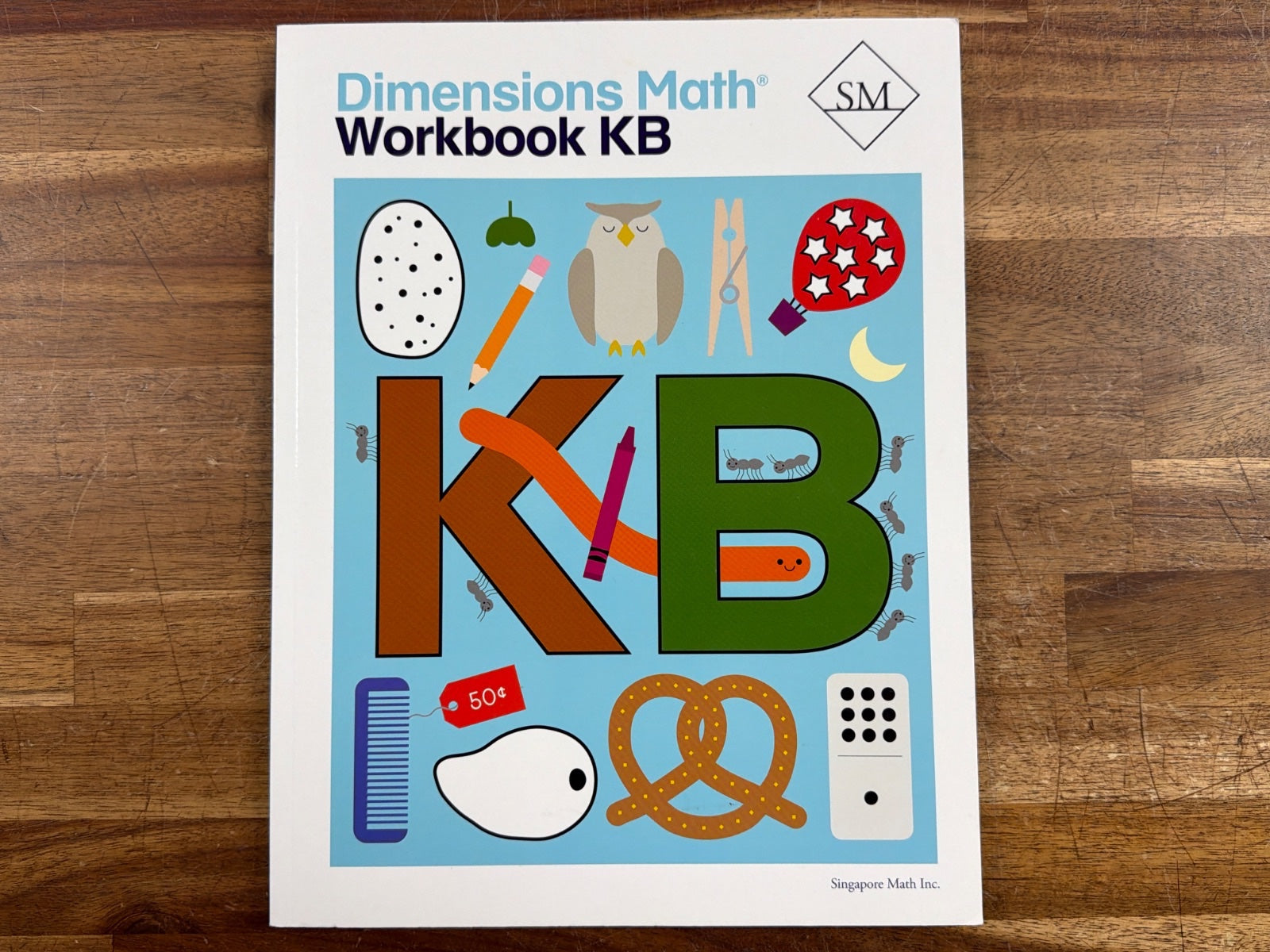Dimensions Math Workbook KB - Singapore Math Kindergarten — front cover