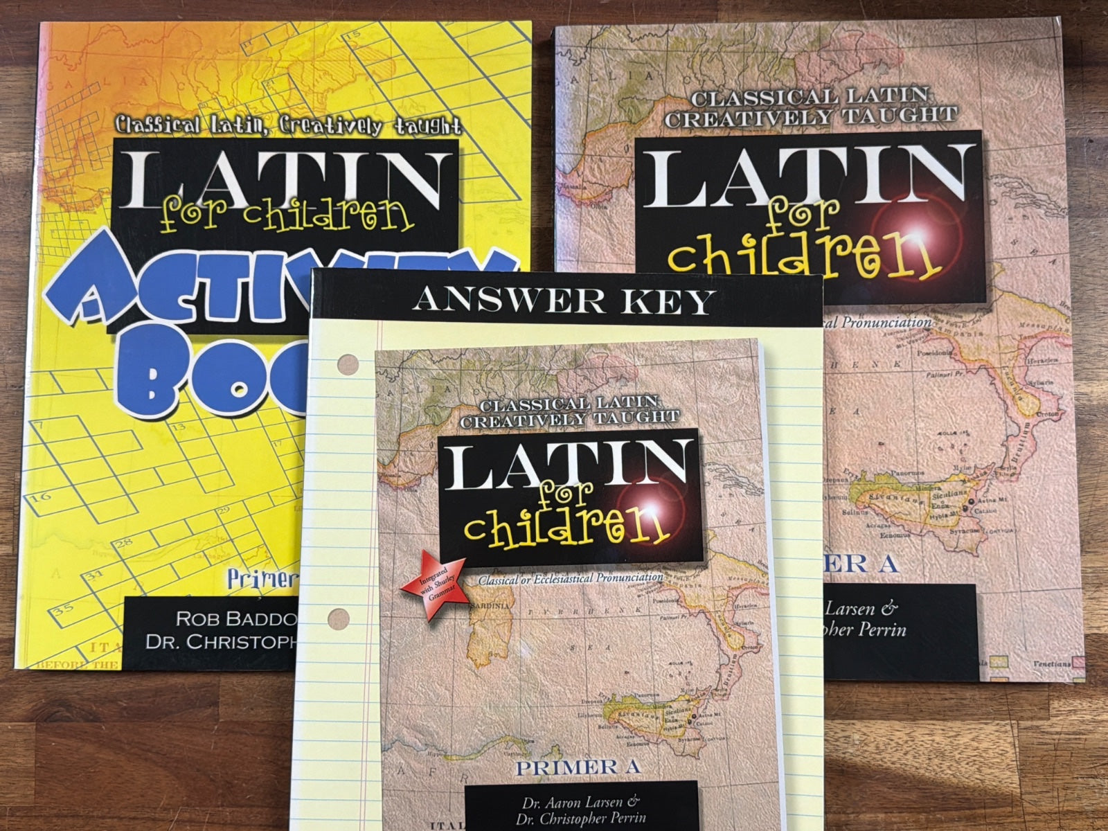 Latin for Children Primer a Set - Text, Key, Activity Book