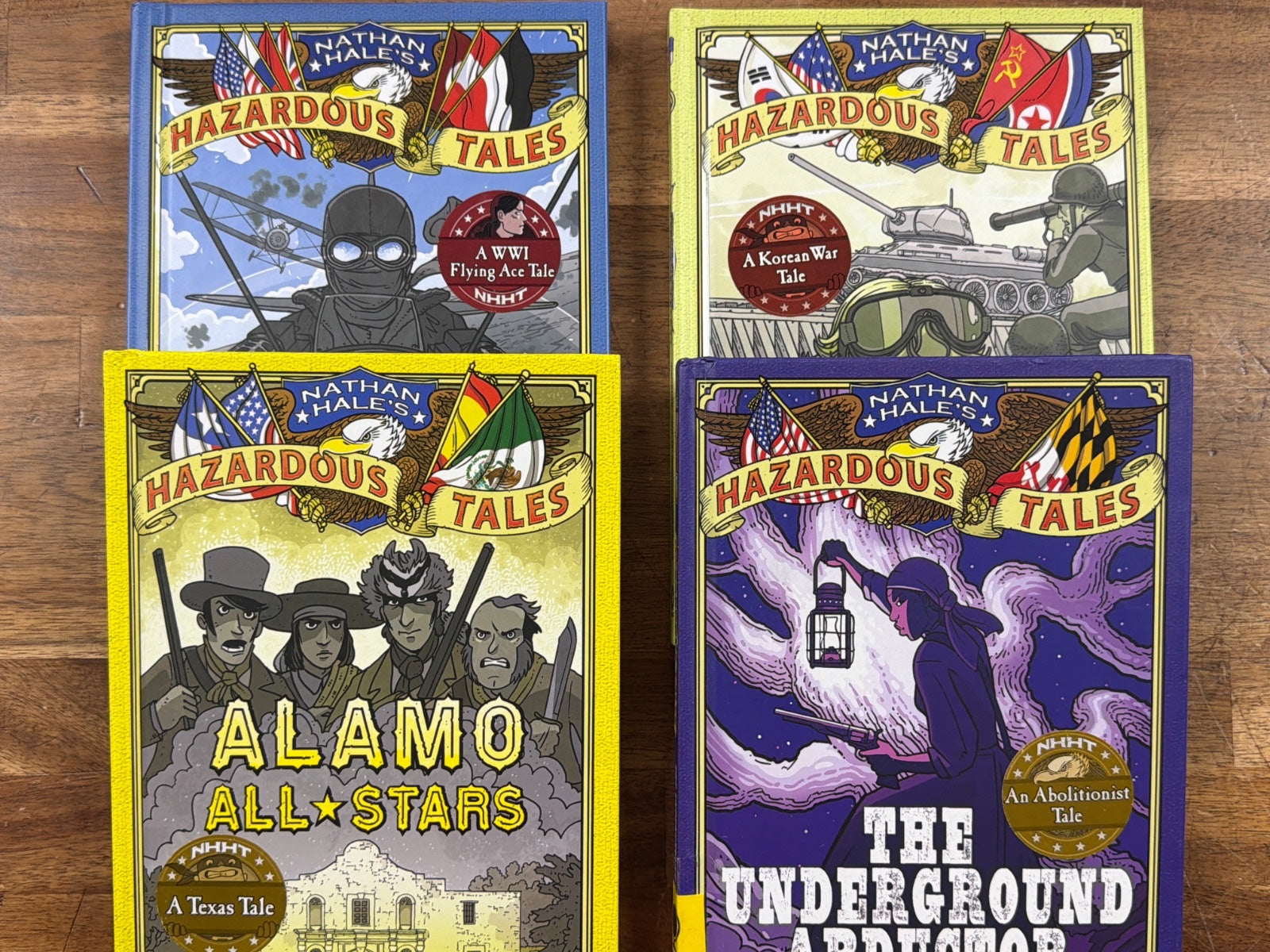Nathan Hale's Hazardous Tales 4-Book Set Hardcover