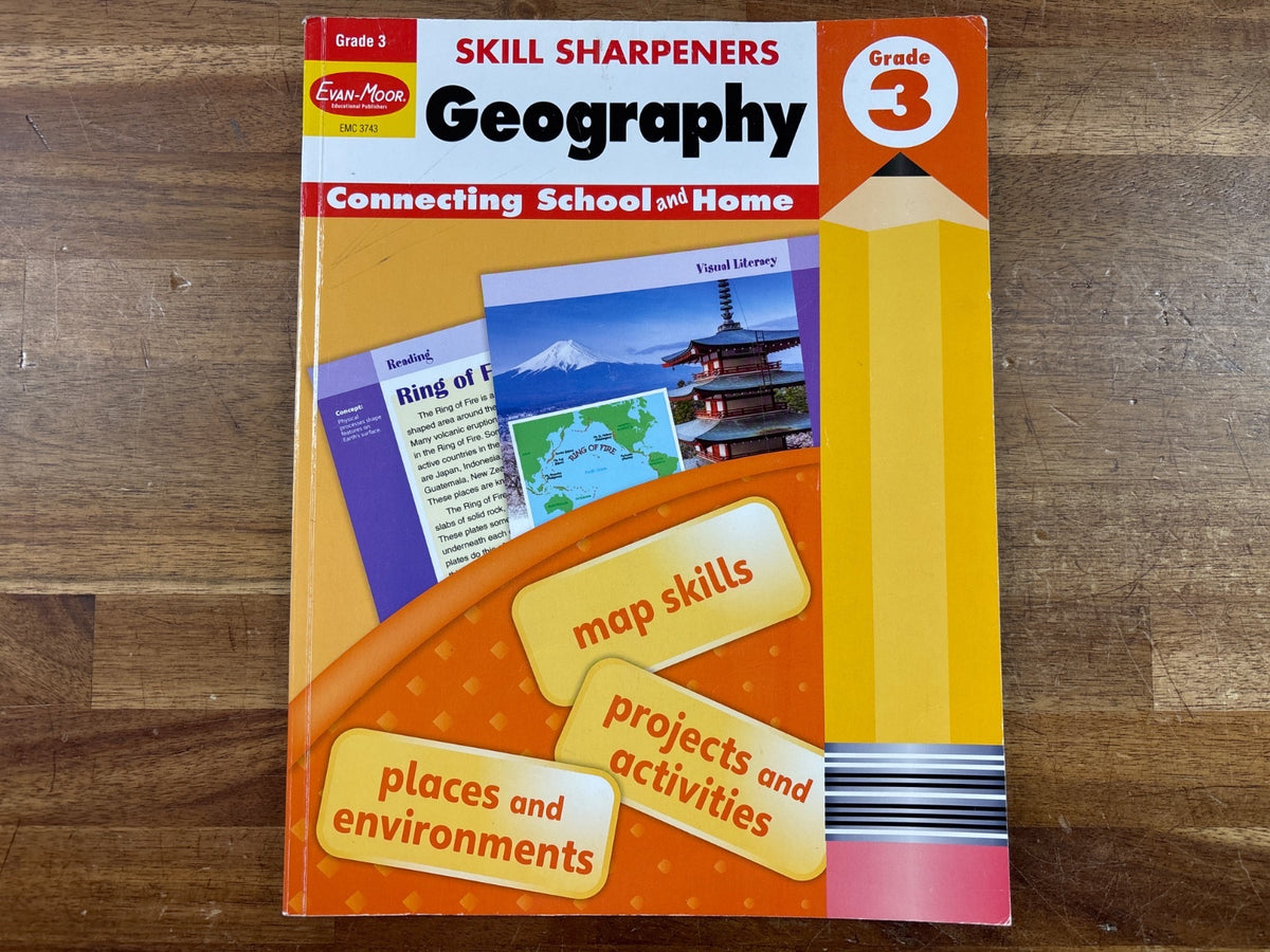 Skill Sharpeners Geography Grade 3 - Evan-Moor — front cover