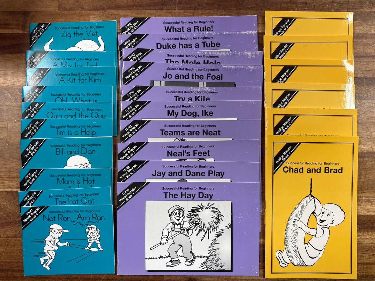 Successful Reading for Beginners Short Long Vowel Reader Set — front cover