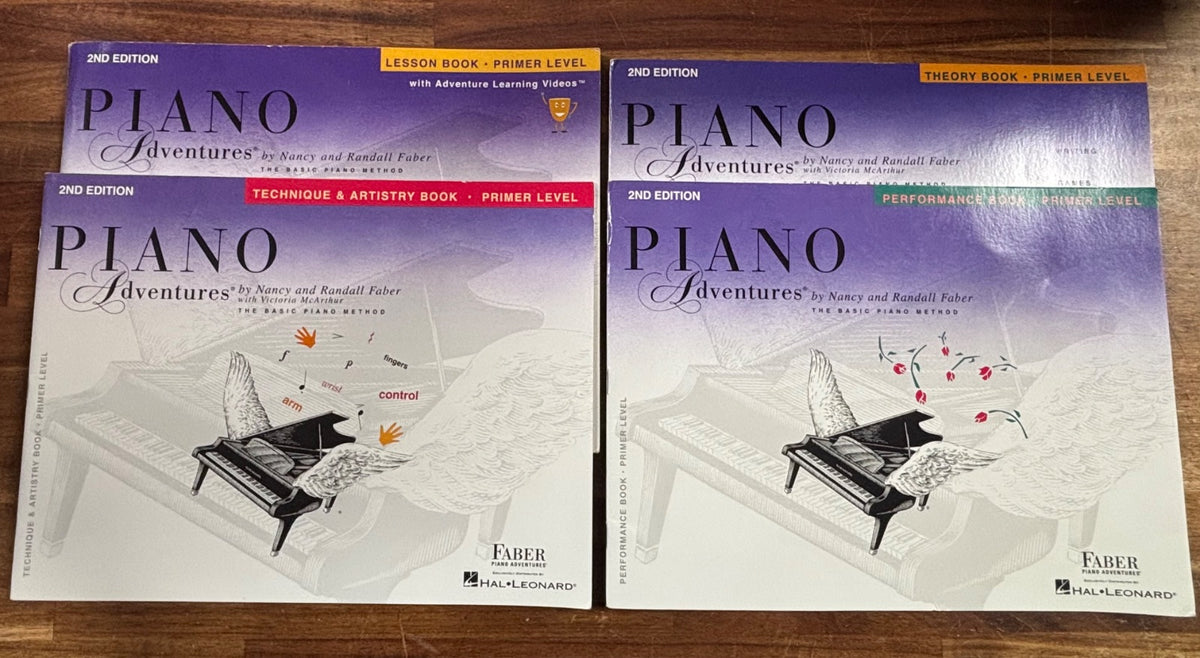 Piano Adventures Primer Level 2nd Ed 4-Book Set
