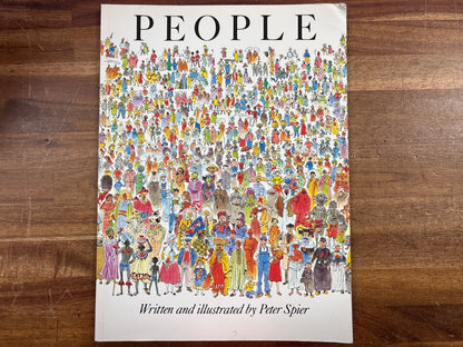 People by Peter Spier - Illustrated Paperback Book