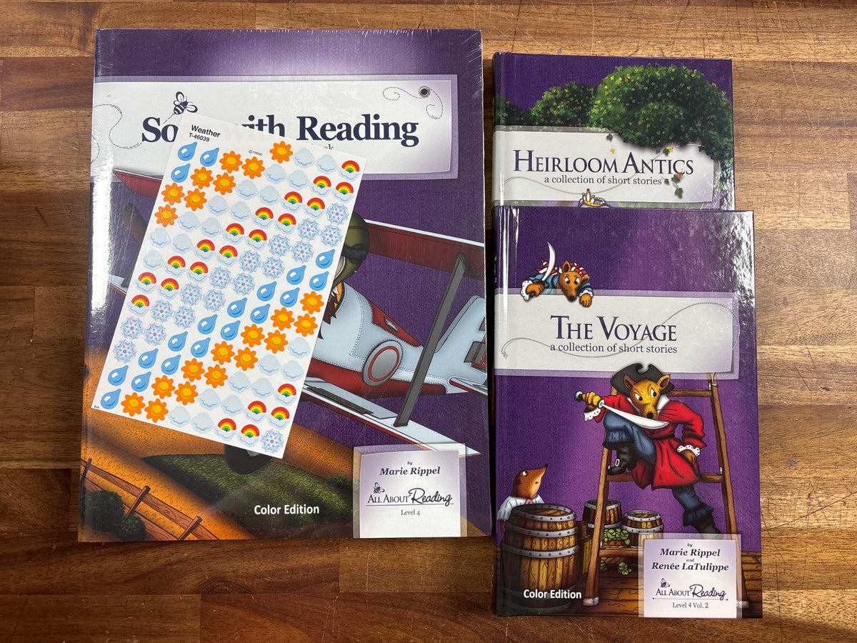 All About Reading Level 4 Color Edition Set — front cover
