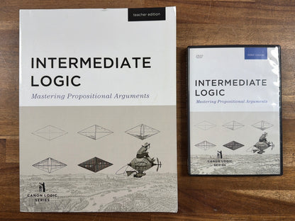 Canon Press Intermediate Logic Teacher Edition & DVD Set