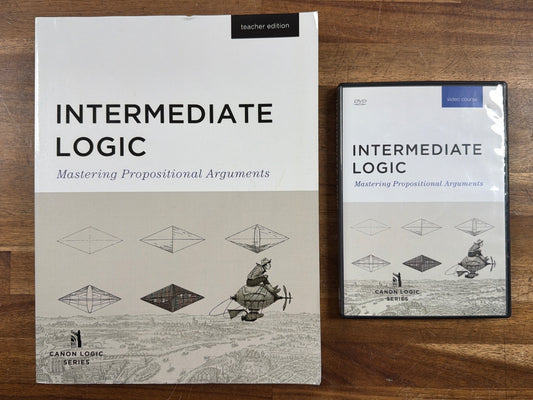 Canon Press Intermediate Logic Teacher Edition & DVD Set