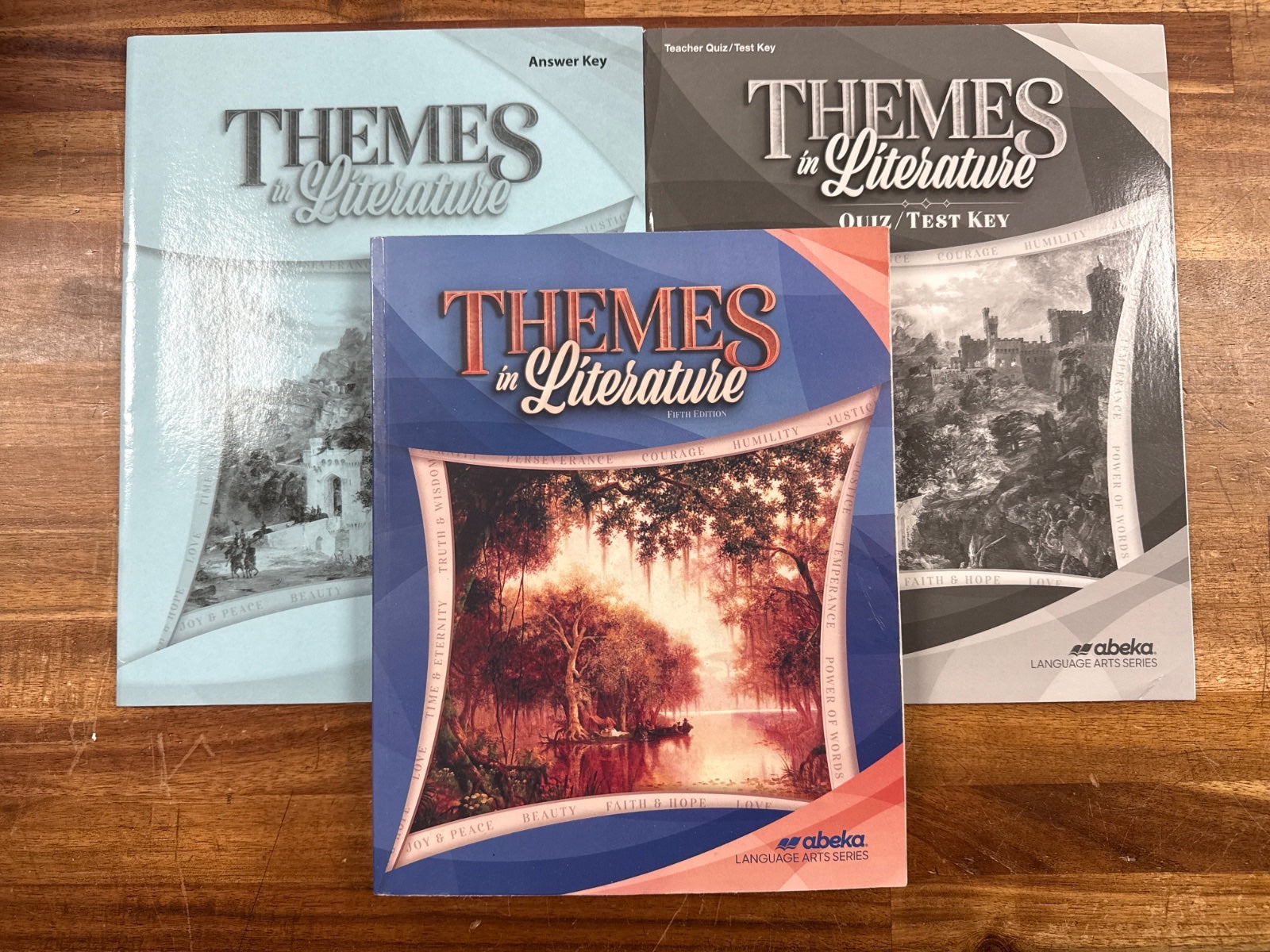 Abeka Themes in Literature 5th Ed Text, Key & Test Key