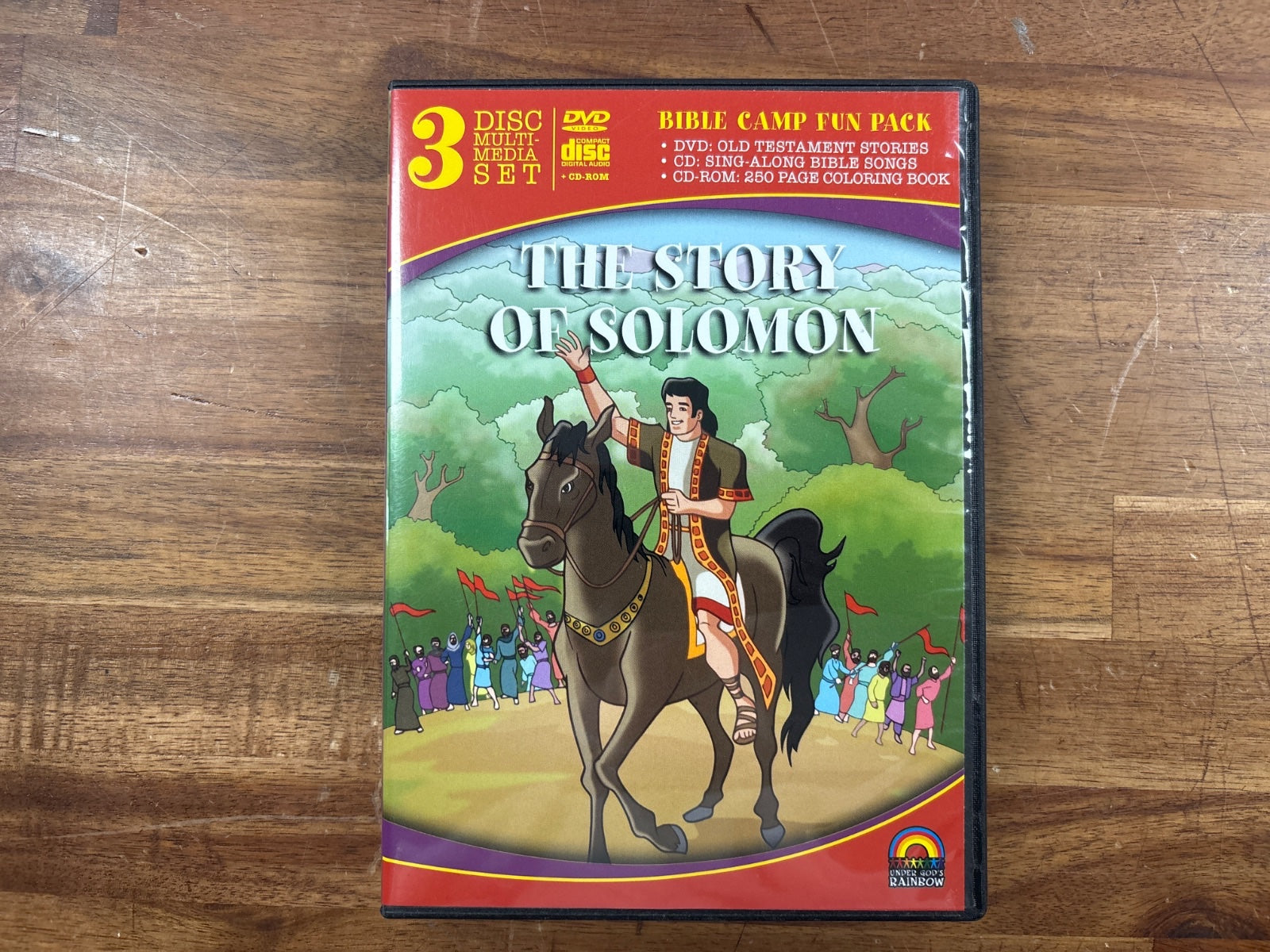The Story of Solomon 3-Disc Bible Camp Fun Pack DVD Set