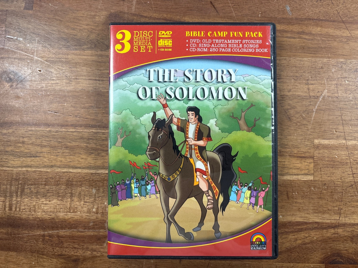 The Story of Solomon 3-Disc Bible Camp Fun Pack DVD Set