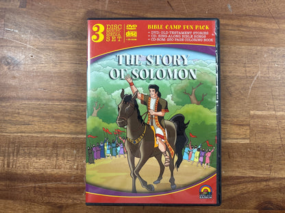 The Story of Solomon 3-Disc Bible Camp Fun Pack DVD Set