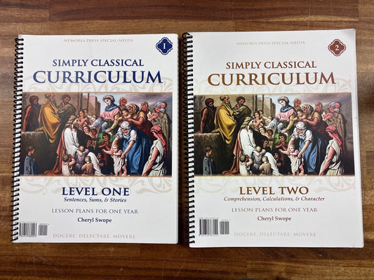 Simply Classical Curriculum Level 1 & 2 Lesson Plans Set