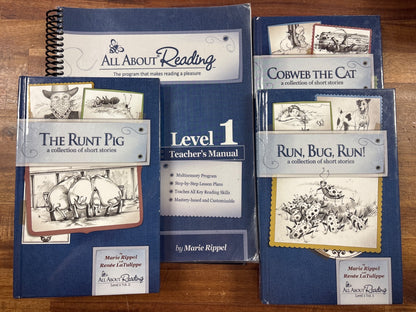 All About Reading Level 1 Teacher's Manual & Readers Set — front cover
