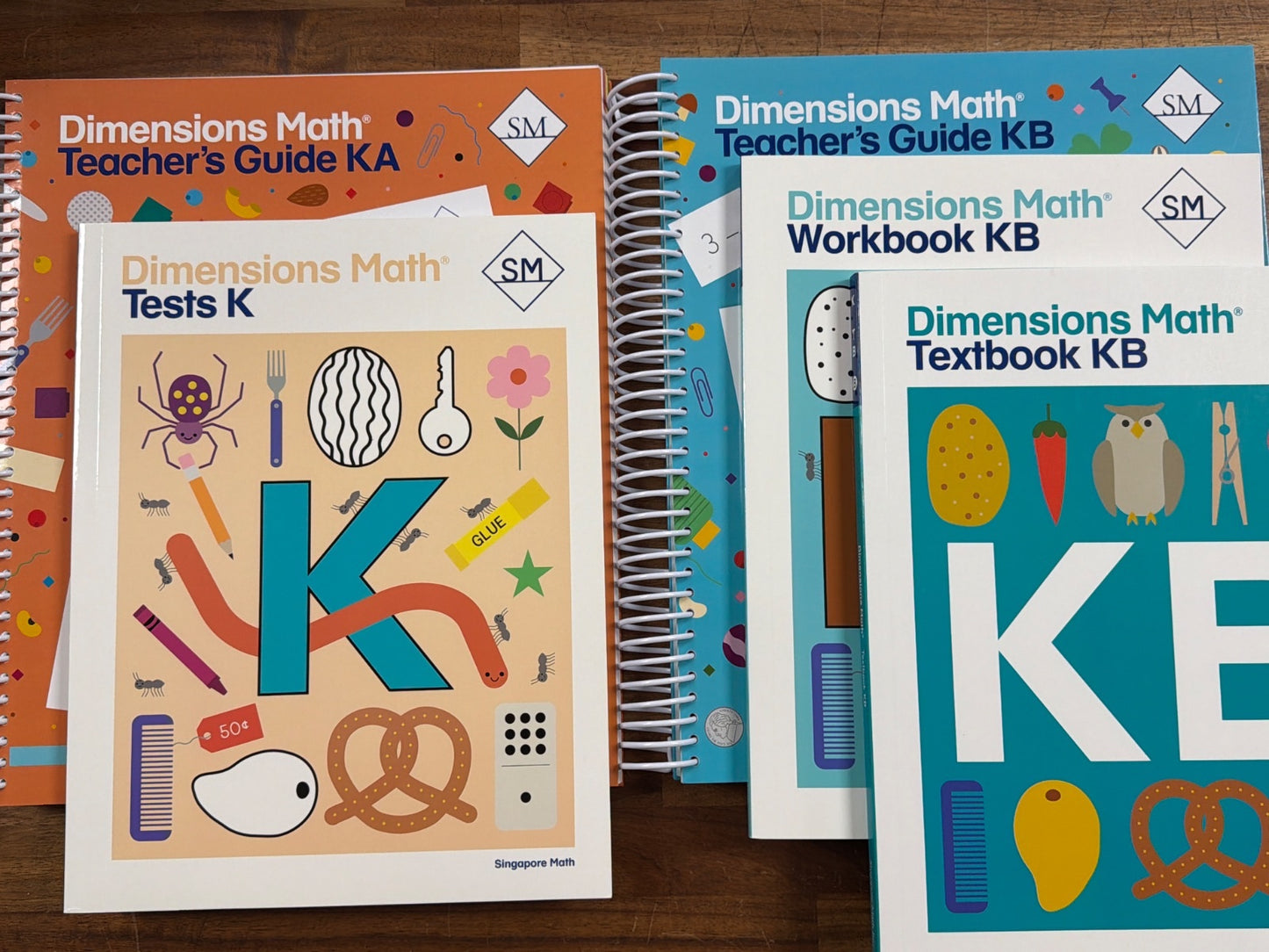 Dimensions Math Kindergarten KA KB Set Teacher Guide Textbook