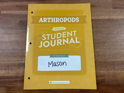 The Good and the Beautiful Arthropods Student Journal Gr 3-6 — front cover