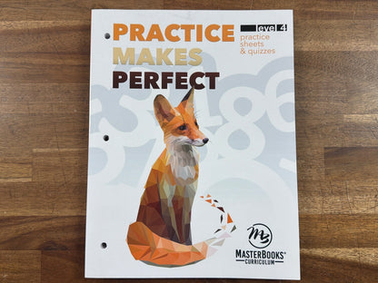 MasterBooks Practice Makes Perfect Level 4 Math Sheets