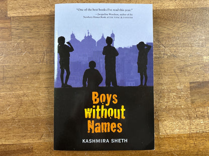 Boys Without Names by Kashmira Sheth - Paperback Novel — front cover