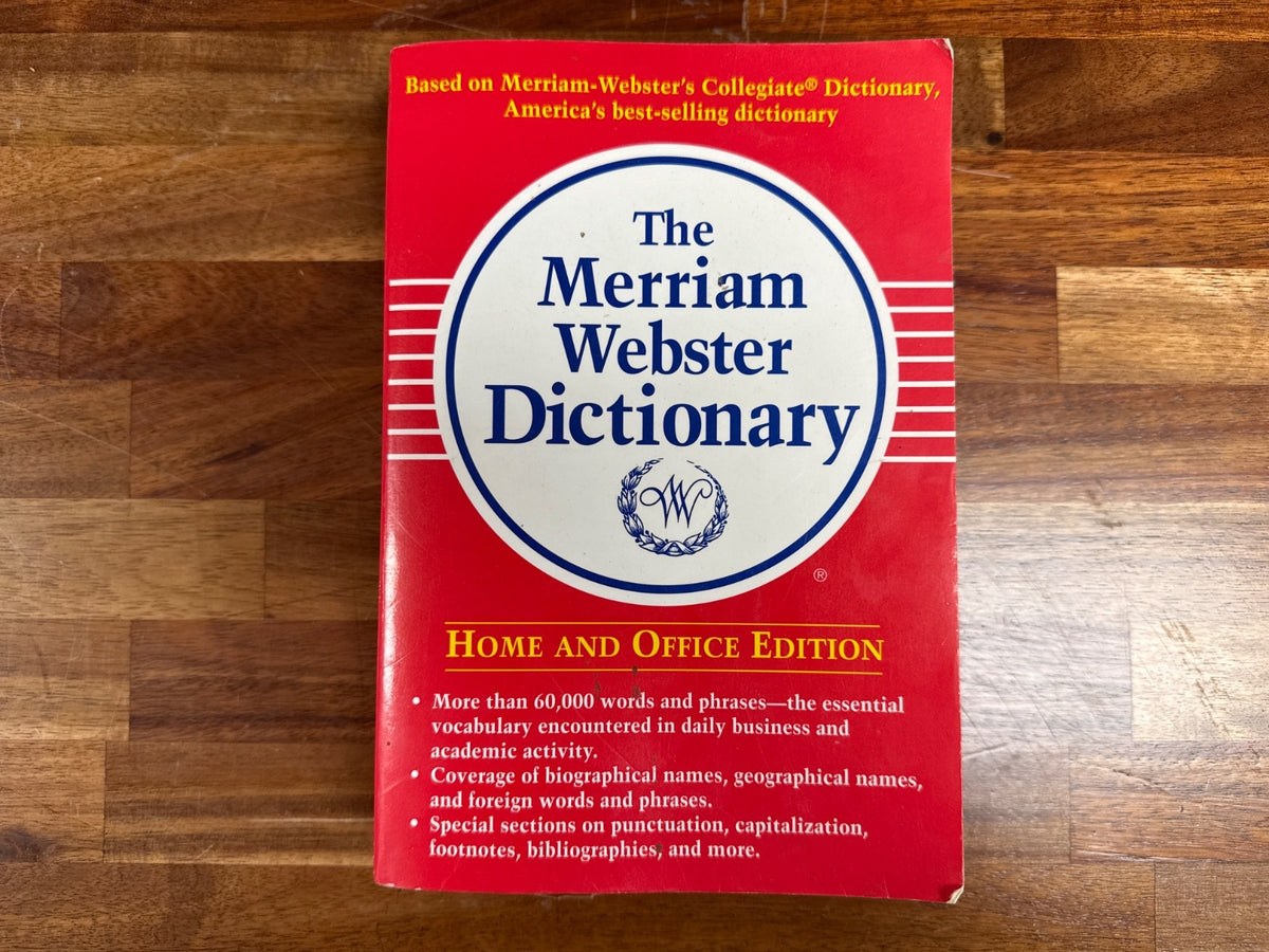 The Merriam Webster Dictionary Home and Office Edition — front cover