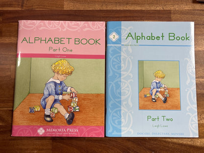 Memoria Press Alphabet Book Part One & Two Set