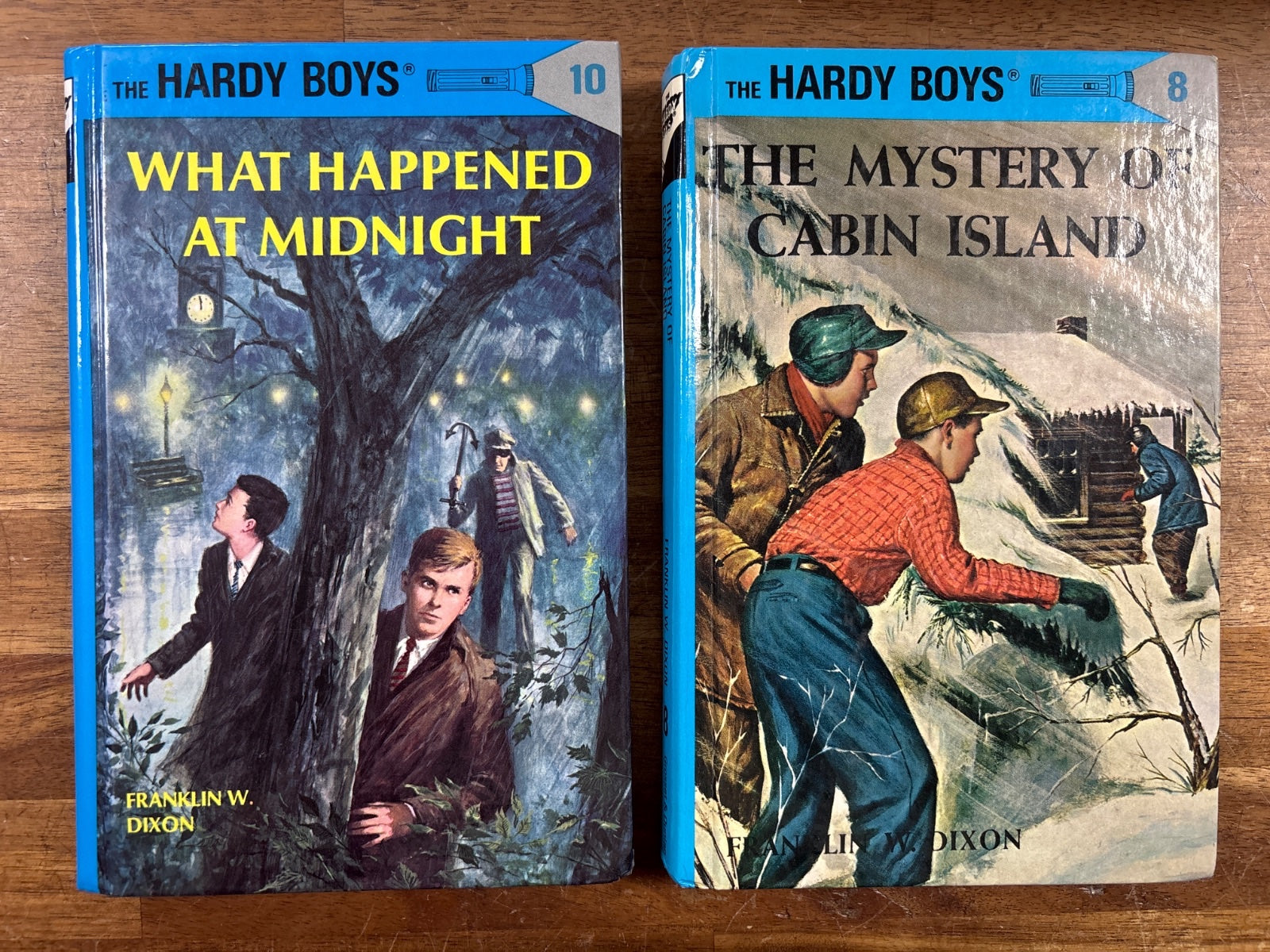 Hardy Boys Books #8 & #10 Franklin W. Dixon Hardcover Set