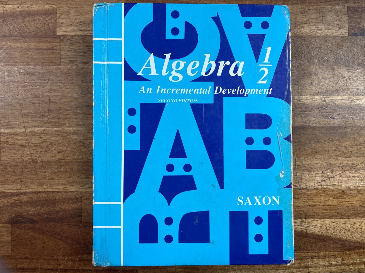 Saxon Algebra 1/2 Student Text 2nd Edition Homeschool